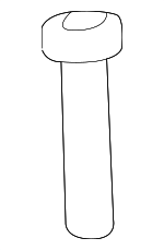 22614779 - Body: Headrest Guide for Pontiac: Grand Am Image