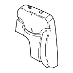 22604785 - Body: Seat Back Pad for Pontiac: Grand Am Image