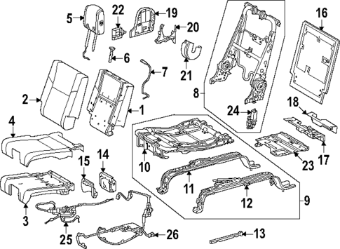 Third Row Seats for 2024 Toyota Sequoia #1