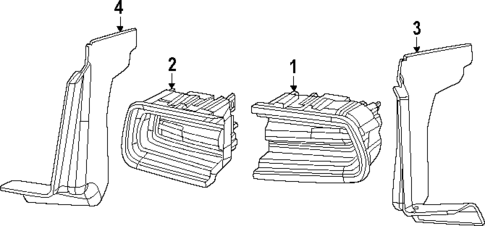 Tail Lamps for 2024 Dodge Charger Daytona #0