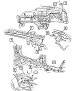 4685913AC - Instrument Panel and Radios and Consoles: Antenna Cable for Mopar Image