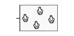 9046709240 - Body: Map Lamp Assembly Clip for Toyota Image