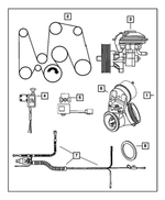 5102082AC - Mopar Accessories - Component Parts: Exhaust Brake Switch for Dodge: Ram 1500, Ram 2500, Ram 3500 Image