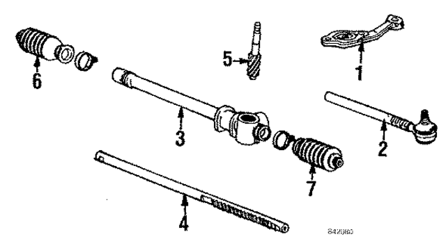 4553612011 - : Rack And Pinion Bellows for Toyota Image