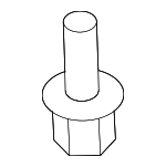 90109SS0000 - Body: Bumper Cover Screw for Honda: Accord, Civic, CR-V, Element, Odyssey, Pilot, Prelude, Ridgeline, S2000 Image