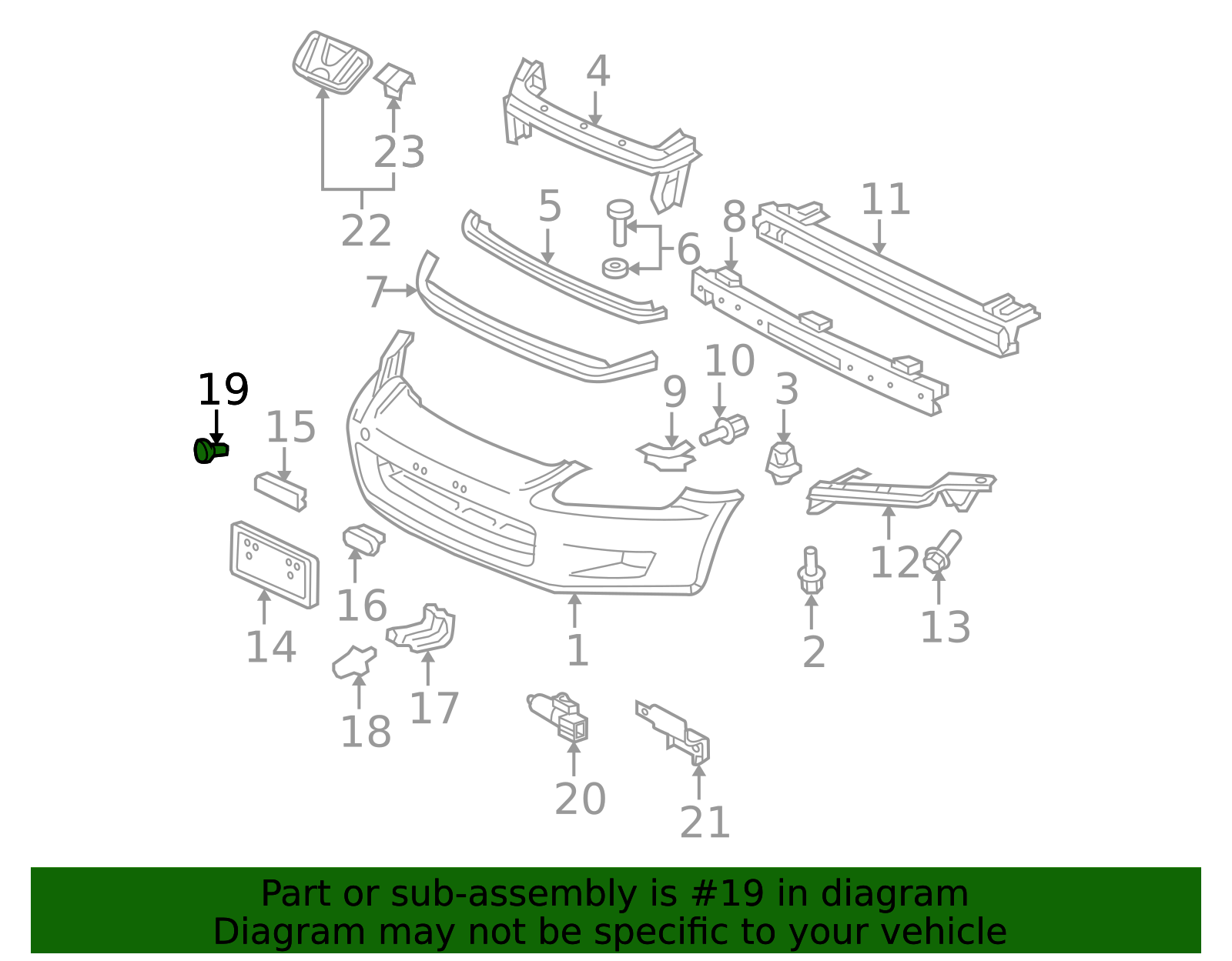 2004-2007 Honda S2000 Tow Eye Cap 71104-S2A-010ZD | OEM Parts Online