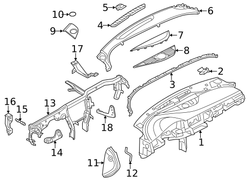 Instrument Panel for 2013 Audi A8 Quattro #0