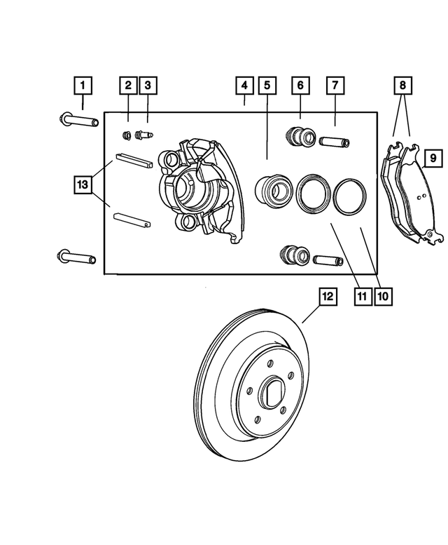 J0920463AB - Service Brakes: Brake Bleeder Screw for Mopar Image