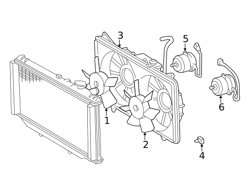 Cooling Fan for 2001 Lexus IS300 #0