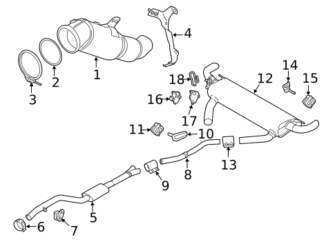 Exhaust Components for 2024 BMW X6 #0