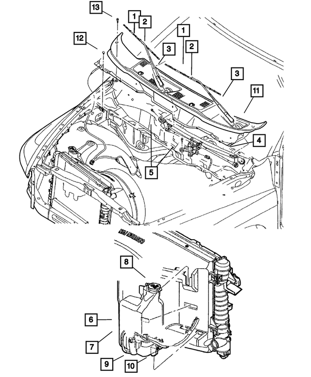 6104507AA - Wiper/Lock Cylinder and Keys: Pan Head Screw for Mopar Image