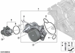 11537843738 - Engine: Coolant Pump, Mechanical for BMW Image