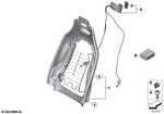 52107411577 - Seats: Backrest Frame El. Fa for BMW: i3 120Ah, i3 120Ah Rex, i3 60Ah, i3 60Ah Rex, i3 94Ah, i3 94Ah Rex, i3s 120Ah, i3s 120Ah Rex, i3s 94Ah, i3s 94Ah Rex Image image