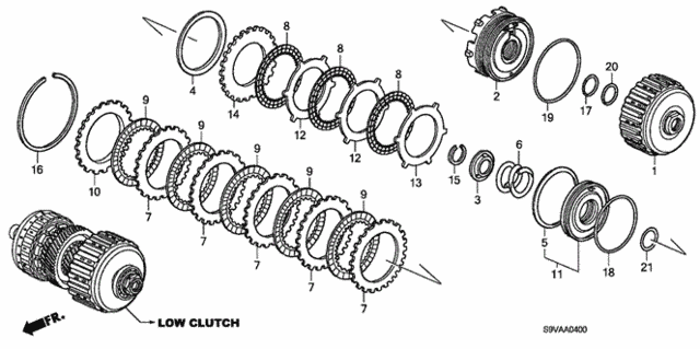 AT Clutch (Low) for 2008 Honda Pilot #0