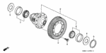 41233P7W000 - Transmission - Automatic: GEAR, FINAL DRIVEN for Acura Image