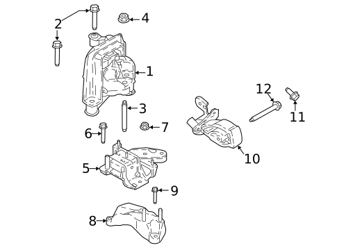 Engine & Trans Mounting for 2018 Ford EcoSport #0