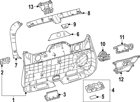 Interior Trim for 2025 Toyota Land Cruiser #0