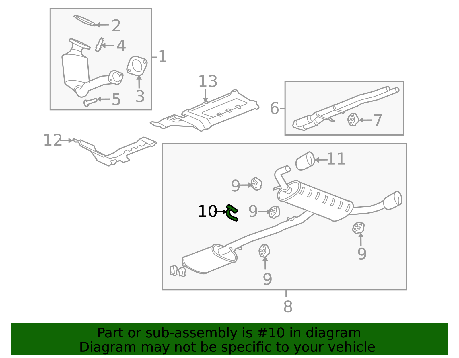 Muffler & Pipe Hanger 25858166 | OEM Parts Online