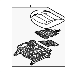 88100B0690KMX - Body: Cushion Assembly for Kia: Forte, Forte5 Image