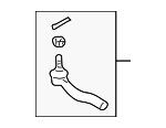 4504619415 - Steering: Outer Tie Rod for Toyota Image