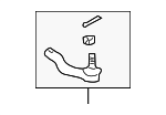 4504719215 - Steering: Outer Tie Rod for Toyota Image