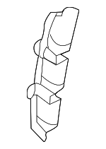 25810128 - Body: Water Deflector for Cadillac: STS Image