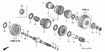 91021RDK013 - Transmission - Automatic: Bearing, Needle (44X50X42) for Acura: MDX, RL Image