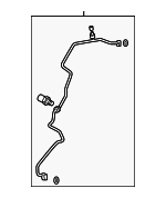 80341SXSA01 - : 2007-2011 Honda CR-V - Pipe Receiver for Honda: CR-V Image