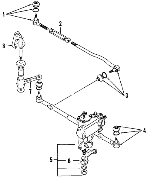 Steering Gear & Linkage for 1996 Suzuki Sidekick #1