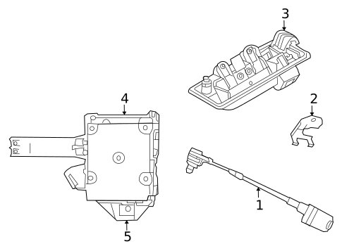 Electrical Components for 2012 Porsche Panamera #1