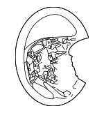 4400A515XA - Steering: Steering Wheel for Mitsubishi: Eclipse Cross, Outlander, Outlander Sport Image