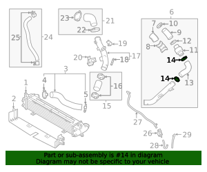 28292-2F065 - High-Quality Turbocharger Intercooler Pipe Clamp for 2020 ...