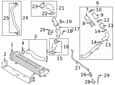Intercooler for 2021 Hyundai Veloster #0