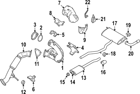 Exhaust Components for 2025 Volvo XC60 #0