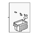 83404SDAA11ZA - Body: Compartment Box for Honda: Accord Image