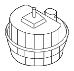 65755B61723 - Electrical: Alarm Horn for BMW: 430i, 430i xDrive, M4, M440i, M440i xDrive Image