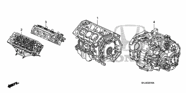 Engine Assy. - Transmission Assy. for 2008 Honda Odyssey #0