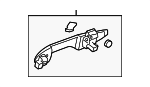72680STXA02 - : Handle, Outside for Acura Image