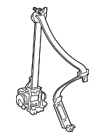 4818SJAA11ZC - Electrical: Front Belt Assembly for Acura: RL Image