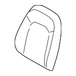 4K0881775B - Body: Seat Back Pad for Audi: A6 allroad, A6 Quattro, e-tron Quattro, e-tron Sportback, Q8 e-tron, Q8 e-tron Sportback Image