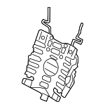 3Q0881879L - Body: Lumbar Support for Audi: A6 allroad, A6 Quattro, A7 Sportback, e-tron Quattro, e-tron S, e-tron S Sportback, e-tron Sportback, Q8 e-tron, Q8 e-tron Sportback, RS6 Avant, RS7 Sportback, S6, S7 Sportback, SQ8 e-tron, SQ8 e-tron Sportback Image