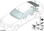 51315A8A8A1 - : Frontscheibe GrüN Regen/Licht/Beschlags for BMW Image