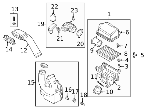 Air Intake for 2019 Hyundai Elantra GT #0