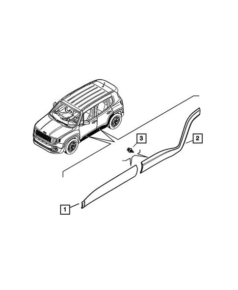 Moldings and Ornamentation for 2022 Jeep Renegade #2