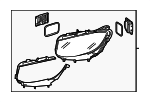 217906970080 - Electrical: Headlamp Assembly for Mercedes-Benz Image