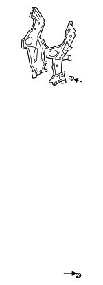 77120S9VA01ZZ - Body: Center Support for Honda: Pilot Image