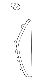 77211S9VA11ZC - : Side Trim for Honda: Pilot Image