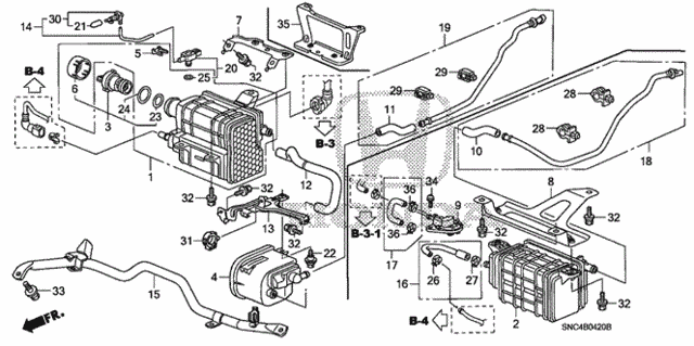 Canister for 2006 Honda Civic #0