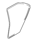 51229069324 - : Weatherstrip for BMW: 525i, 528i, 530i, 540i, M5 Image