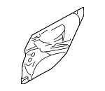 51488159938 - Body: Sound Absorber for BMW: 525i, 528i, 530i, 540i, M5 Image